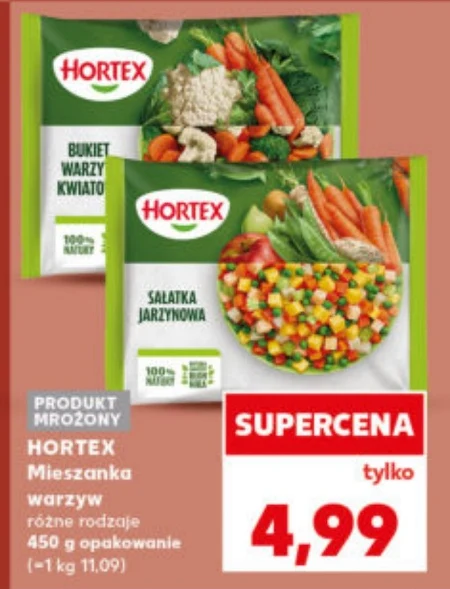 Mrożone warzywa Hortex