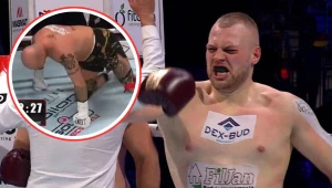 Demolka w walce przyjaciela Nawrockiego. 88 sekund i nokaut. A później łzy