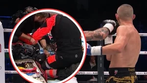 Ukrainiec potwornie znokautował Polaka. Medycy w akcji, groza w ringu