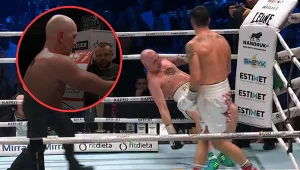 Polak walczył o pas. Ratował go tylko nokaut, jeszcze te sceny na koniec