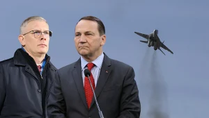 Awantura o myśliwce dla Ukrainy. Sikorski dolał oliwy do ognia. "Czyż nie?"