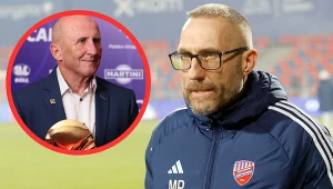 Marek Cieślak spotkał się z Markiem Papszunem przed meczem Raków - Zagłębie (0:1)