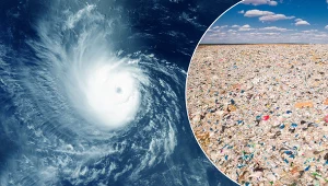 Tajfuny "odkurzają" zbierają mikroplastik z oceanów i zrzucają go na ląd