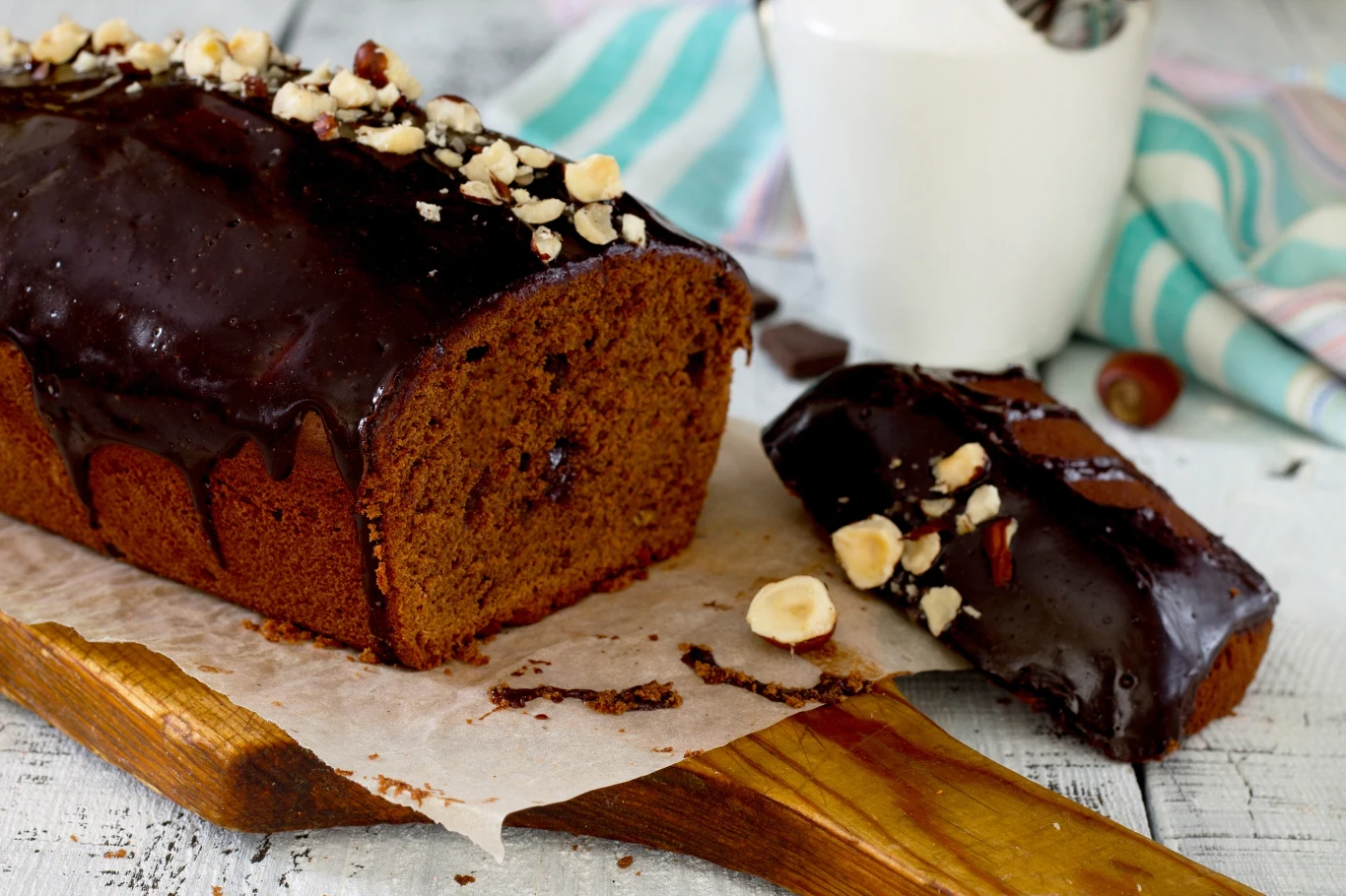 Szybki piernik z polewą czekoladową Szybki piernik z polewą czekoladową