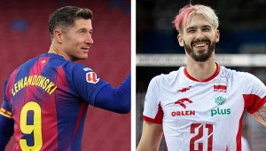 Robert Lewandowski i Tomasz Fornal