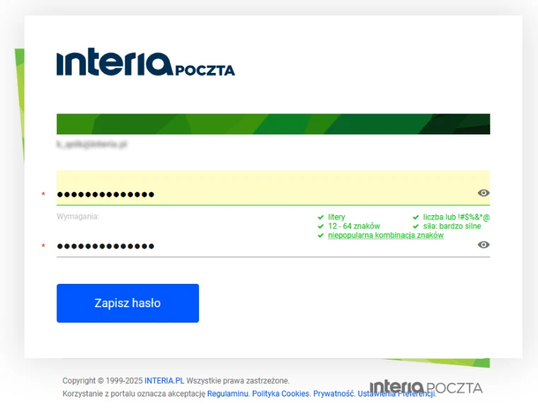 odzyskiwanie hasła