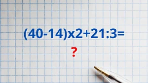 Nie trzeba być prymusem, żeby rozwiązać to zadanie. Podołasz?