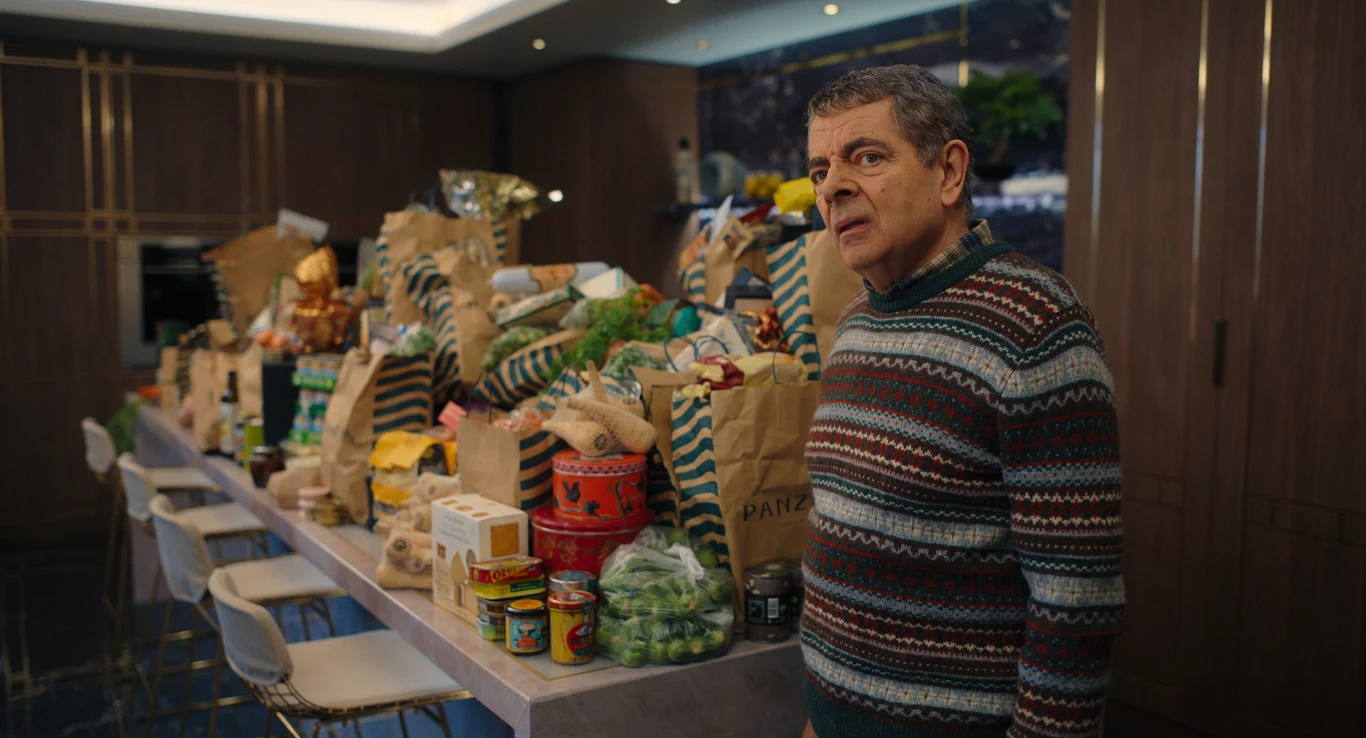 Rowan Atkinson w serialu "Człowiek kontra dziecko" Rowan Atkinson w serialu "Człowiek kontra dziecko"