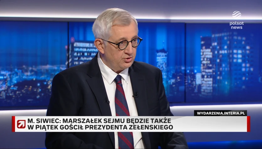 Spotkanie Nawrockiego i Zełenskiego w Warszawie. Siwiec w ''Gościu Wydarzeń'': Marszałek Sejmu również będzie gościł Zełenskiego