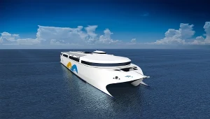 Największy statek świata z napędem elektrycznym wypłynął na otwarte morze