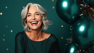 Sylwestrowe upięcia dla siwych włosów. Efektowny look bez wysiłku