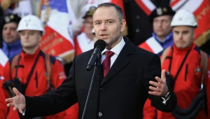 "Tak nie wygląda wolność". Nawrocki na rocznicy w kopalni "Wujek"