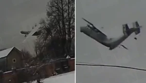 Rosyjski samolot rozpadł się w powietrzu. W sieci krąży nagranie