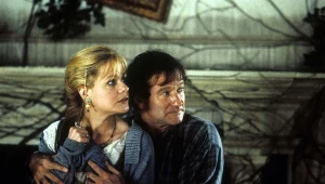 Bonnie Hunt i Robin Williams w filmie "Jumanji"
