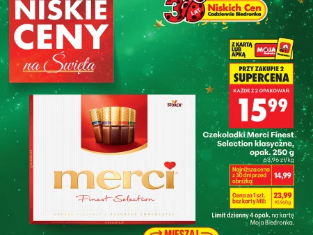 Шоколадні цукерки Merci