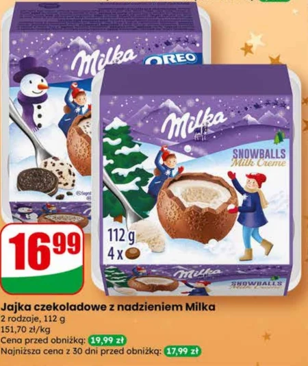 Шоколадні яйця Milka