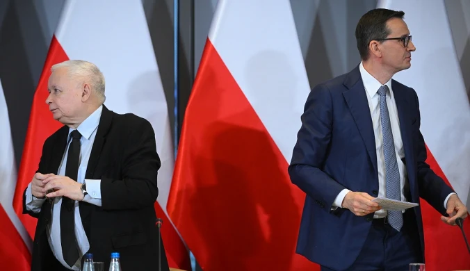 Jarosław Kaczyński i Mateusz Morawiecki