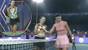 34 minuty starcia Linette z Badosą. Radość Polki, smutek jej trenera