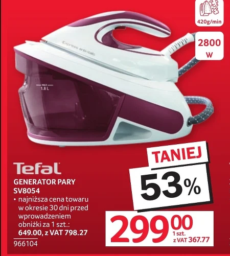 Парогенератор Tefal
