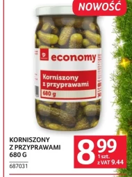 Korniszony z przyprawami Economy