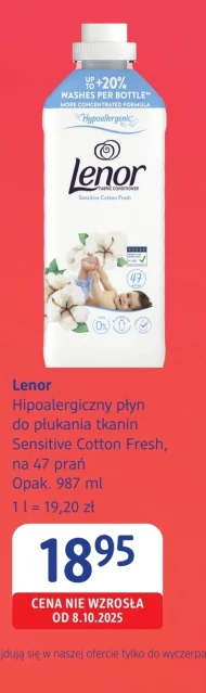 Płyn do płukania tkanin Lenor