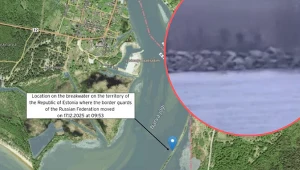 Grupa Rosjan przekroczyła granicę kraju NATO. Jest film z incydentu