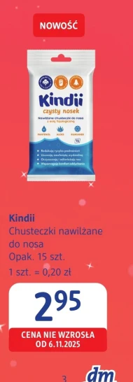 Chusteczki nawilżane Kindii