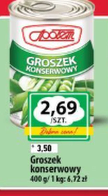 Консервований горошок Społem