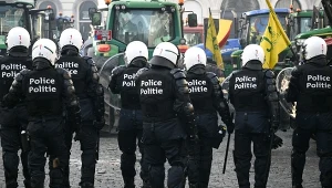 Starcia w Brukseli. Policja ruszyła przeciwko rolnikom, są poszkodowani