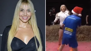 Schreiber zmierzyła się z mężczyzną. W ruch poszły pięści, niebywały finał