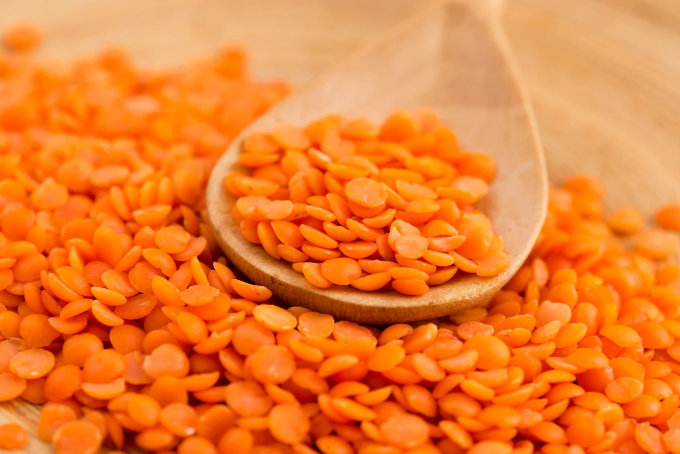 Czerwona soczewica nadaje się do dań na słodko. 