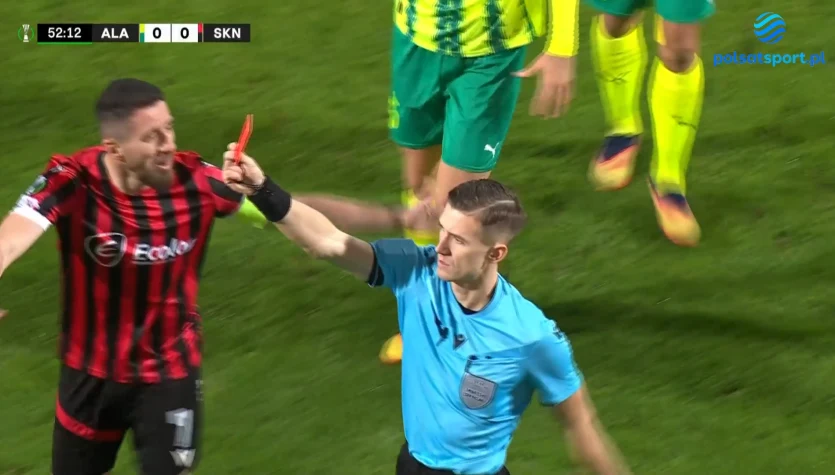 Czerwone kartki w 6. kolejce Ligi Konferencji. WIDEO