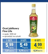 Яблучний оцет Fine life