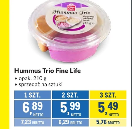 Хумус Fine life