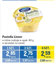 Pasta jajeczna Lisner