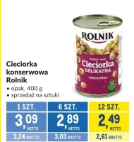 Консервований нут Rolnik