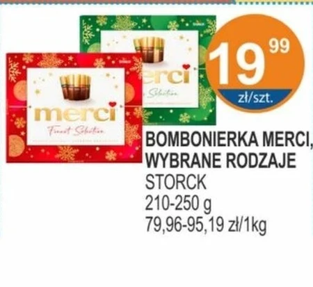 Шоколадна коробка Merci