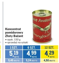Томатний концентрат Złoty bażant