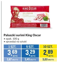 Палички сурімі King Oscar