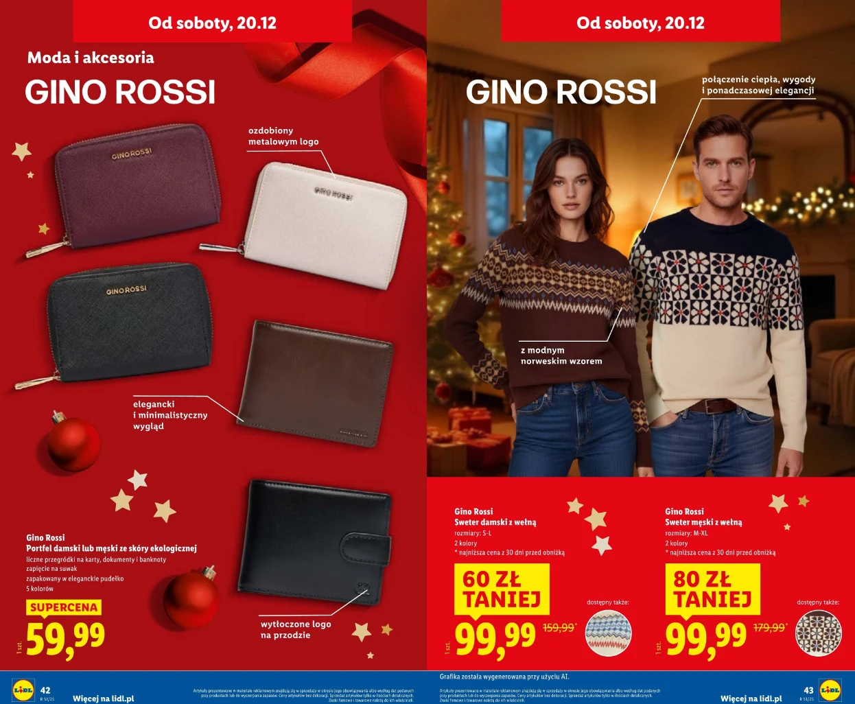 Akcesoria i swetry od Gino Rossi w sklepach sieci Lidl