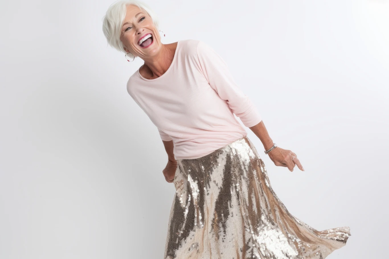 Spódnica midi z cekinami to świetny wybór dla każdej kobiety 