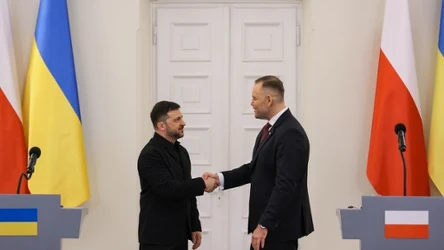 Karol Nawrocki i Wołodymyr Zełenski rozmawiali w Warszawie m.in. o współpracy gospodarczej Polski i Ukrainy