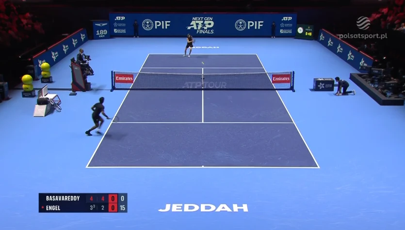 Nishesh Basavareddy - Justin Engel. Skrót meczu. wideo