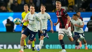 Piotr Zieliński w półfinale Superpucharu Włoch z Bologną