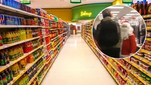 Gang św. mikołajów napadł na sklep. Wiadomo, co stało się z łupem 