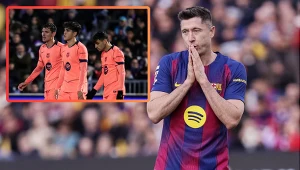 Dramat Barcelony, cios dla Lewandowskiego. Gwiazdor skreślony z kadry
