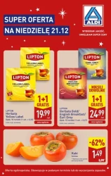 Super oferta na niedzielę 21,12 - Aldi