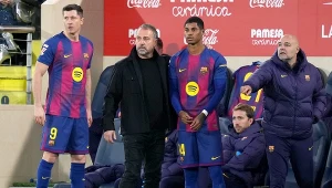 Barcelona wygrała, w tle dramat kolegi Lewandowskiego. Flick zabrał głos