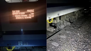 Tajemniczy wypadek. Samochód spadł na tory, kierowcy nie znaleziono