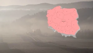 Gęste chmury zawisły nad Polską. Rano i wieczorem niebezpieczne zmiany